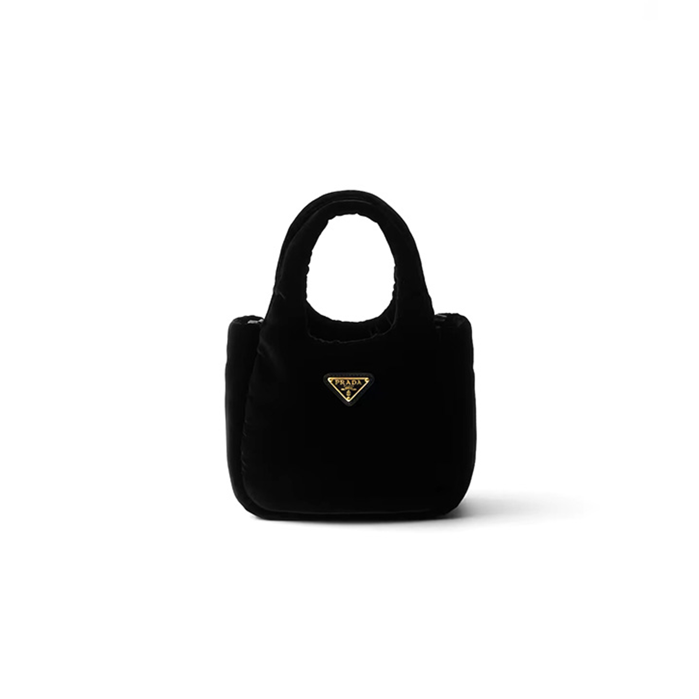 PRADA VELVET MINI HANDBAG 1BA410 (16*14*7.5cm)